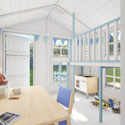 BillyOh Peardrop Extra Playhouse with Bunk - 8 x 7 - 7