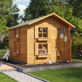 BillyOh Peardrop Extra Playhouse with Bunk - Pressure Treated - 8 x 7