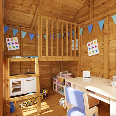 BillyOh Peardrop Extra Playhouse with Extra Bunk - 6 x 7 - 4