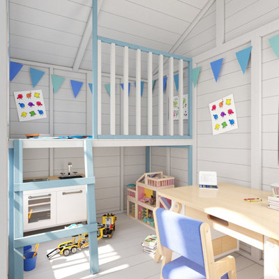 BillyOh Peardrop Extra Playhouse with Extra Bunk - 6 x 7 - 6