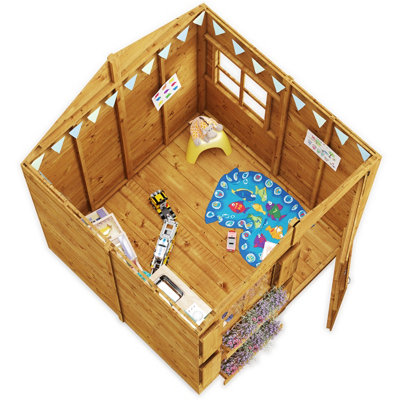 BillyOh Peardrop Junior Playhouse with Platform - 6 x 5