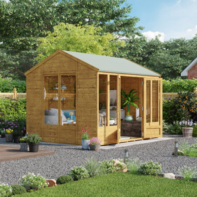 BillyOh Petra Tongue and Groove Reverse Apex Summerhouse - 10x8