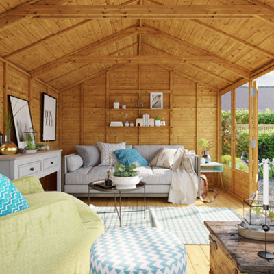 BillyOh Petra Tongue and Groove Reverse Apex Summerhouse - 12x10 - 3