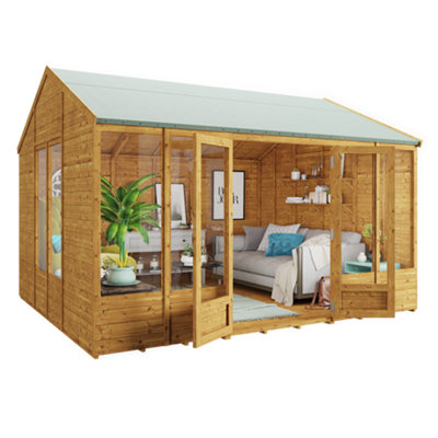 BillyOh Petra Tongue and Groove Reverse Apex Summerhouse - 12x10 - 7