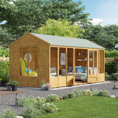 BillyOh Petra Tongue and Groove Reverse Apex Summerhouse - 16x8
