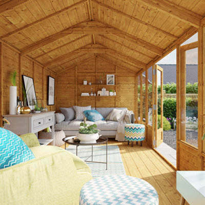 BillyOh Petra Tongue and Groove Reverse Apex Summerhouse - 16x8 - 3