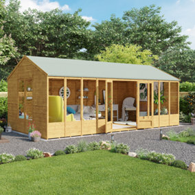 BillyOh Petra Tongue and Groove Reverse Apex Summerhouse - 20x10