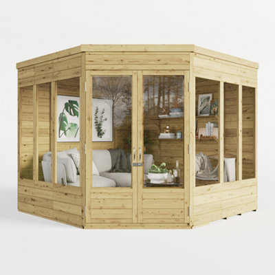 BillyOh Picton Corner Summerhouse - Pressure Treated - 8x8 - 4