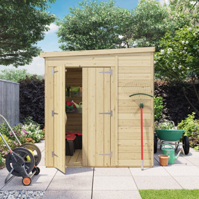 BillyOh Planthouse Tongue and Groove Pent Potting Shed - 8x6
