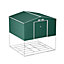 BillyOh Ranger Apex Metal Shed With Foundation Kit - 11x10 Dark Green