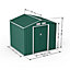 BillyOh Ranger Apex Metal Shed With Foundation Kit - 7x6 Dark Green