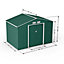 BillyOh Ranger Apex Metal Shed With Foundation Kit - 9x6 Dark Green
