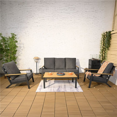 BillyOh Roman 5 Seater Aluminium Sofa Set