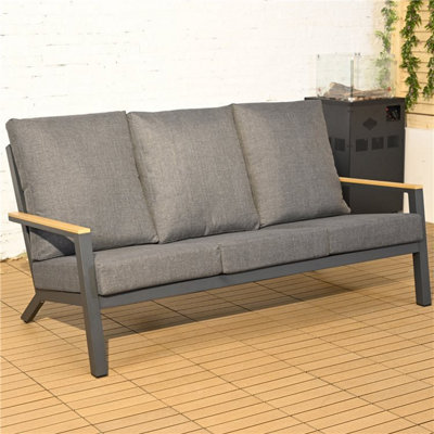 BillyOh Roman 5 Seater Aluminium Sofa Set - 7