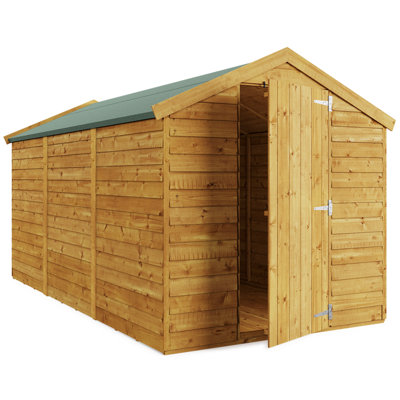 BillyOh Super Saver Overlap Apex Shed - 12x6