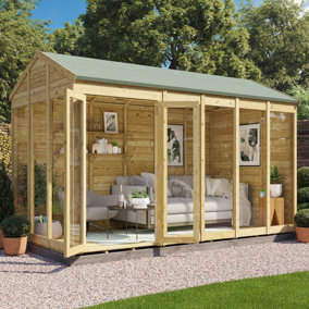 BillyOh Switch Apex Tongue and Groove Summerhouse - 12x6 - 11mm Thickness