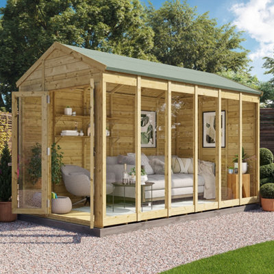 BillyOh Switch Apex Tongue and Groove Summerhouse - 12x6 - 11mm Thickness