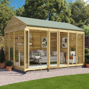 BillyOh Switch Apex Tongue and Groove Summerhouse - 12x8 - 11mm Thickness