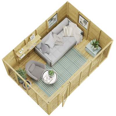 BillyOh Switch Apex Tongue and Groove Summerhouse - 12x8 - 11mm Thickness - 5