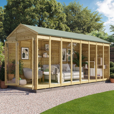 BillyOh Switch Apex Tongue and Groove Summerhouse - 16x6 - 11mm Thickness