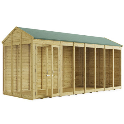BillyOh Switch Apex Tongue and Groove Summerhouse - 16x6 - 11mm Thickness - 3