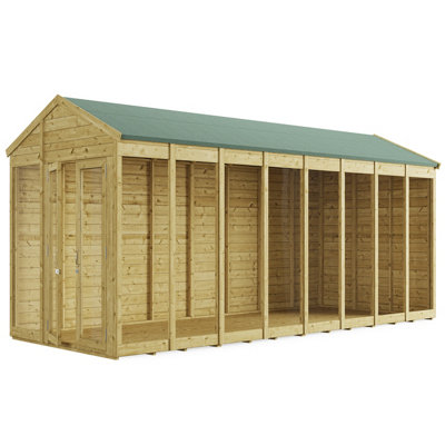 BillyOh Switch Apex Tongue and Groove Summerhouse - 16x6 - 11mm Thickness - 4