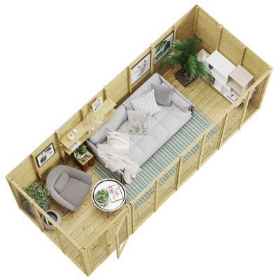 BillyOh Switch Apex Tongue and Groove Summerhouse - 16x6 - 11mm Thickness - 5