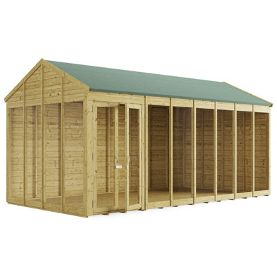BillyOh Switch Apex Tongue and Groove Summerhouse - 16x8 - 11mm Thickness - 3