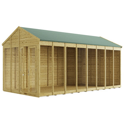 BillyOh Switch Apex Tongue and Groove Summerhouse - 16x8 - 11mm Thickness - 4
