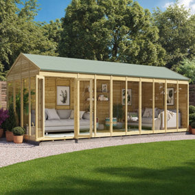 BillyOh Switch Apex Tongue and Groove Summerhouse - 20x8 - 11mm Thickness