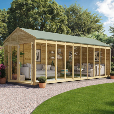 BillyOh Switch Apex Tongue and Groove Summerhouse - 20x8 - 11mm Thickness