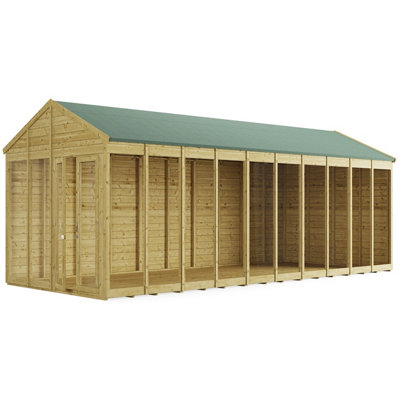BillyOh Switch Apex Tongue and Groove Summerhouse - 20x8 - 11mm Thickness - 4