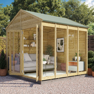 BillyOh Switch Apex Tongue and Groove Summerhouse - 8x8 - 11mm Thickness