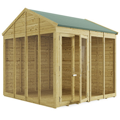 BillyOh Switch Apex Tongue and Groove Summerhouse - 8x8 - 11mm Thickness - 3