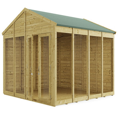BillyOh Switch Apex Tongue and Groove Summerhouse - 8x8 - 11mm Thickness - 4