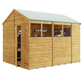 BillyOh Switch Overlap Apex Shed - 10x8 Windowed