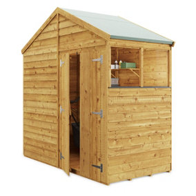 BillyOh Switch Overlap Apex Shed - 4x8 Windowed