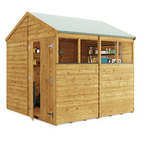 BillyOh Switch Overlap Apex Shed - 8x8 Windowed