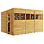 BillyOh Switch Overlap Pent Shed - 12x8 Windowed
