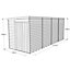 BillyOh Switch Overlap Pent Shed - 16x6 Windowless