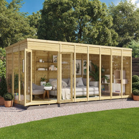 BillyOh Switch Pent Tongue and Groove Summerhouse - 16x6 - 11mm Thickness