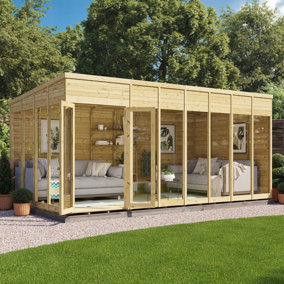 BillyOh Switch Pent Tongue and Groove Summerhouse - 16x8 - 11mm Thickness
