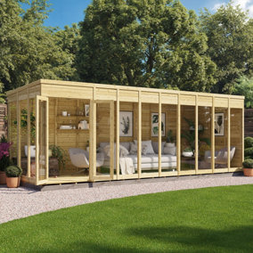 BillyOh Switch Pent Tongue and Groove Summerhouse - 20x6 - 11mm Thickness