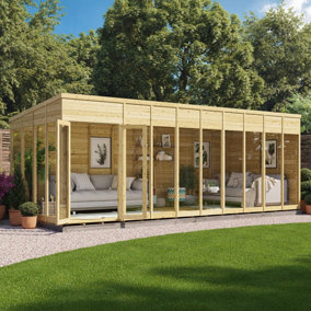 BillyOh Switch Pent Tongue and Groove Summerhouse - 20x8 - 11mm Thickness
