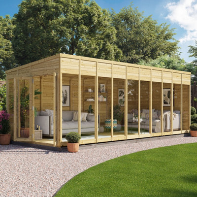 BillyOh Switch Pent Tongue and Groove Summerhouse - 20x8