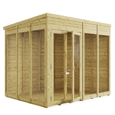 BillyOh Switch Pent Tongue and Groove Summerhouse - 8x6 - 11mm Thickness - 3
