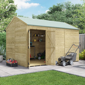 BillyOh Switch Tongue and Groove Apex Shed - 12x8 Windowless - 11mm Thickness