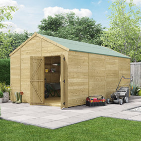 BillyOh Switch Tongue and Groove Apex Shed - 16x10 Windowless - 11mm Thickness
