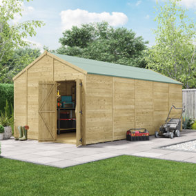BillyOh Switch Tongue and Groove Apex Shed - 20x10 Windowless - 11mm Thickness