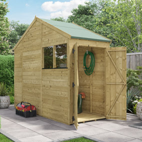 BillyOh Switch Tongue and Groove Apex Shed - 4x10 Windowed - 11mm Thickness